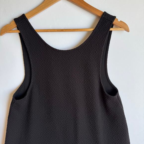 Free People Easy Street Mini Dress drop waist deep v back Extra Small Black - Picture 6 of 13